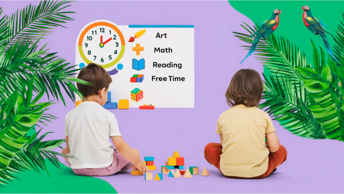 How to plan a preschool homeschool schedule for your kiddo